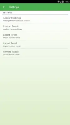 Tweakware android App screenshot 2